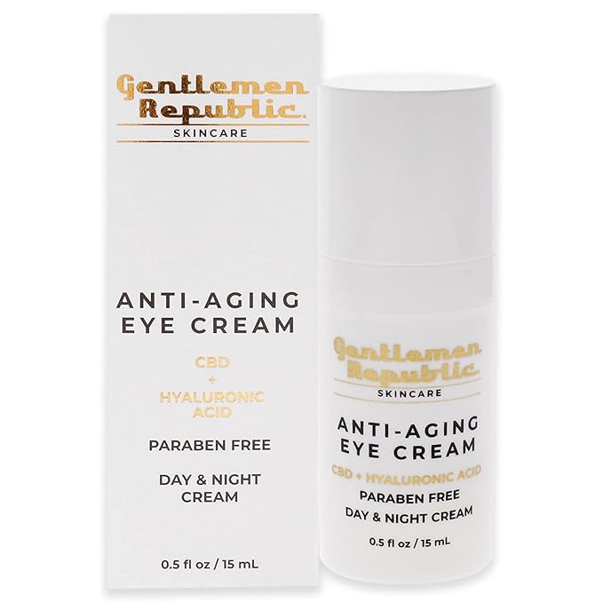 Gentlemen Republic Genuine Grooming Anti-Aging Eye Cream Men Cream 0.5 oz-VivaGrace Women