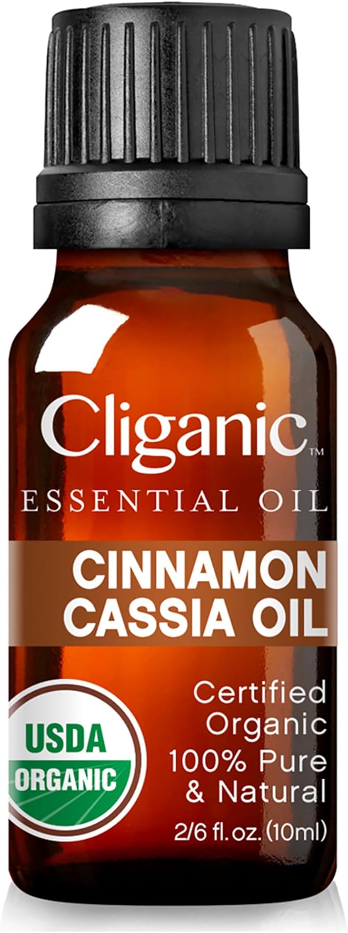 Cliganic Organic Cinnamon Cassia Essential Oil, 100% Pure Natural Undiluted, for Aromatherapy | Non-GMO Verified (Packaging May Vary)-VivaGrace Women