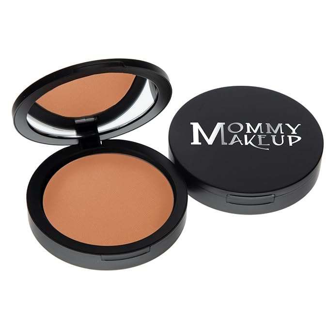 Mineral Dual Powder in Toasted (Medium Dark Tan) | 4-in-1 Pressed Mineral Foundation with SPF 15 for Flawless Glow & Soft Looking Skin | Oil Free, Talc Free, Gluten Free | 0.45 Oz | by Mommy Makeup-VivaGrace Women
