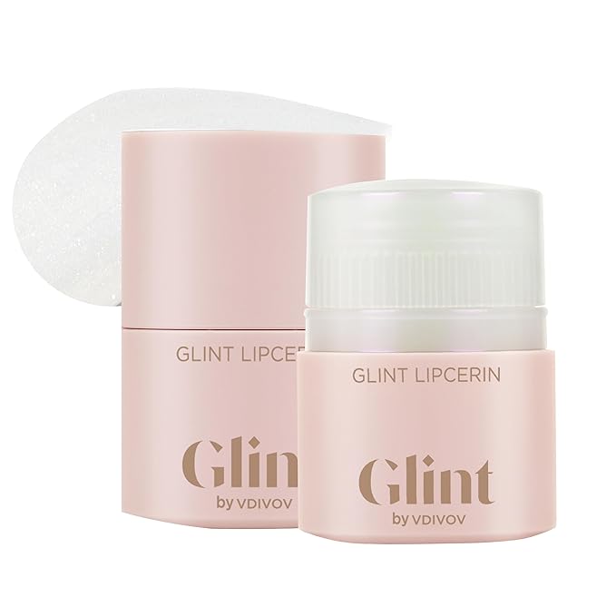 Glint Lipcerin (Star Bouquet, 0.5fl oz) - Long Lasting Hydrating lip gloss with Shea Butter for a Natural Looking, Korean Skin care. Ideal for Chapped, Dry, Cracked, or Damaged Lips.-VivaGrace Women