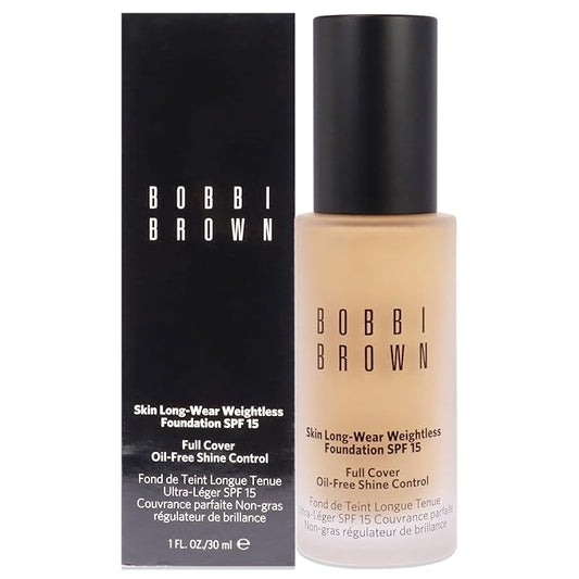 Bobbi Brown Skin Long-Wear Weightless Foundation SPF 15 - Warm Honey Women Foundation 1 oz-VivaGrace Women