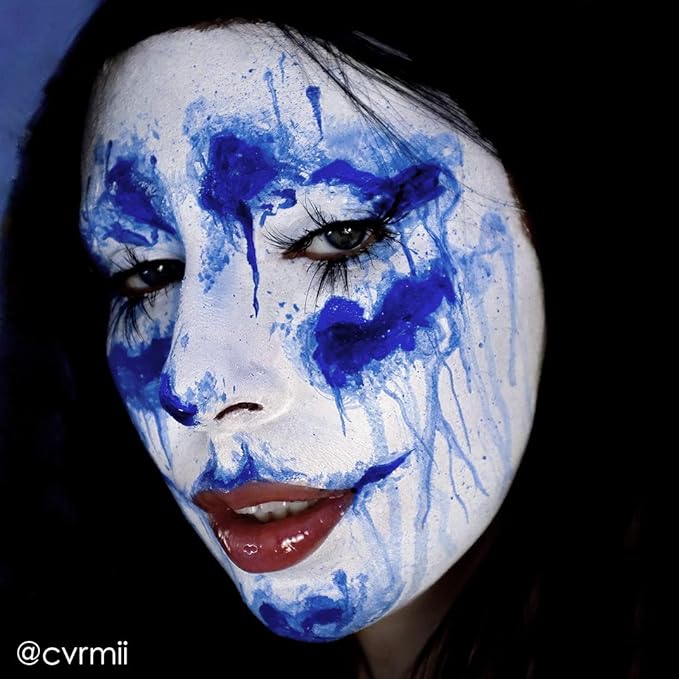 Mehron Makeup Paradise AQ Refill (.25 ounce) (Dark Blue)-VivaGrace Women