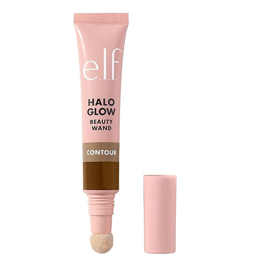 e.l.f. Halo Glow Contour Beauty Wand, Liquid Contour Wand For A Naturally Sculpted Look, Buildable Formula, Vegan & Cruelty-free, Medium/Tan-VivaGrace Women