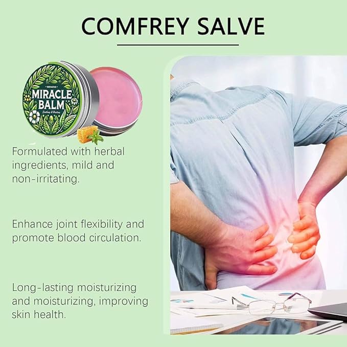 Miracle Balm, Organic Miracle Balm, Natural Ingredients, Relaxed and Comfortable for Legs, Arms, Back（2 pcs） AA-VivaGrace Women