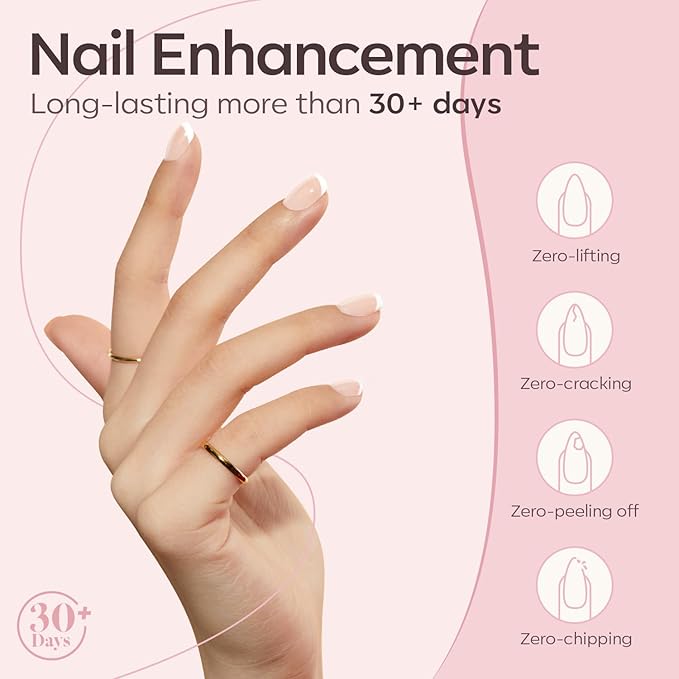 modelones Builder Nail Gel, 8-in-One Cover Nude Builder, LED Lamp Cured Thickening Apex Building Strengthener Extension Rubber Color Base Gel Polish Glue in a Bottle for Home DIY Salon Girls-VivaGrace Women