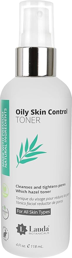 LAUDA BOTANICALS Vitamin C Facial Toner Spray, Hydrating Skin Balancing, Refreshing Pore Minimizer with Organic Witch Hazel, Aloe Vera, Anti Aging Antioxidants for Combination & Oily Skin, 4 Oz-VivaGrace Women