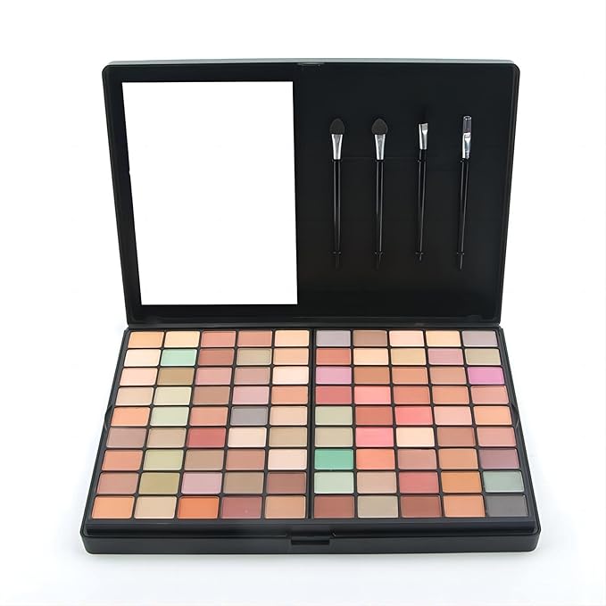 Professional Multi-in-one Makeup Gift Kit for Women - 90 eyeshadow Palette,8 Lipstick Set Lips,8 blush,5 concealer,4 brushes With Mirror,for girls, beginners and professionals Gift Kit-VivaGrace Women