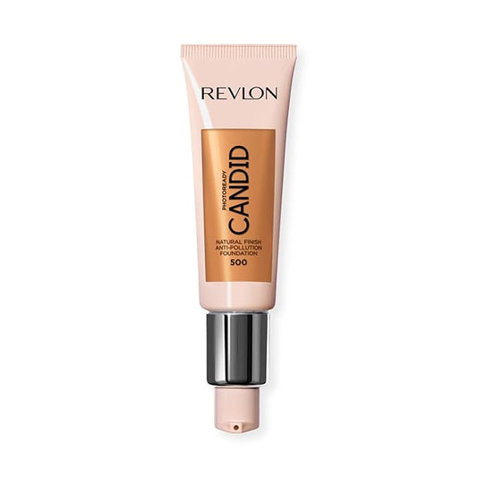 REVLON Pack of 2 Revlon PhotoReady Candid Natural Finish Foundation, Almond 500-VivaGrace Women