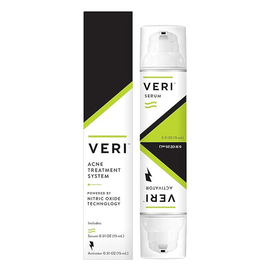 VERI Nitric Oxide + Salicylic Acid Clear Skin System (Peroxide-Free): For Acne Prone Skin, Unclogs Pores, Clarifies Blemishes, Reduces Inflammation, Prevent Future Breakouts, 30 mL / 1 oz-VivaGrace Women