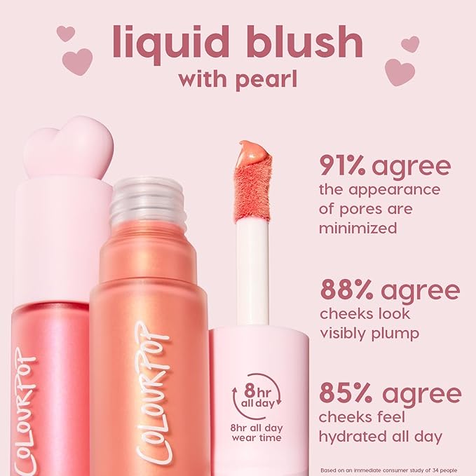 ColourPop Liquid Blush Pearl Finish - I Love It (0.3 Fl Oz)