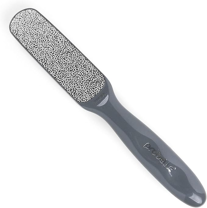 Probelle Double Sided Multidirectional Nickel Foot File Callus Remover - Immediately Reduces calluses and Corns to Powder for Instant Results, Safe Tool (Dark Grey)-VivaGrace Women