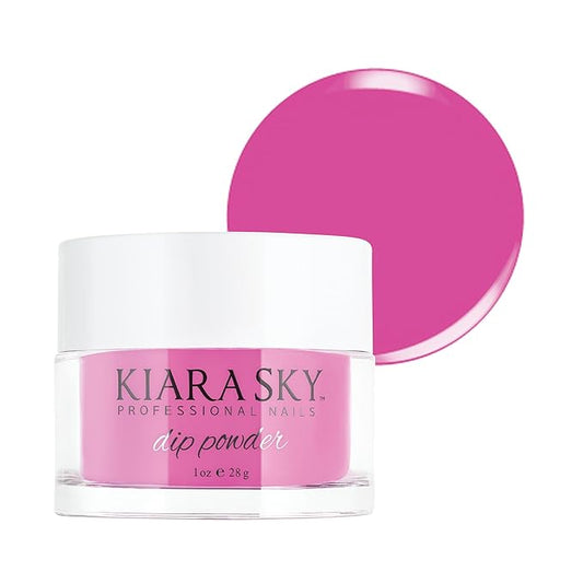 Kiara Sky Long Lasting Nail Dip Powder Pink Tones 1 oz, Razzleberry Smash-VivaGrace Women