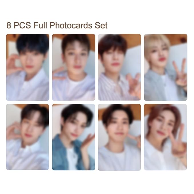 Nacific x Stray Kids Be Natural Vegan Lip Glow 5 PCS Set, with Photocards 8 PCS Full Set by KOSBEAUTY-VivaGrace Women