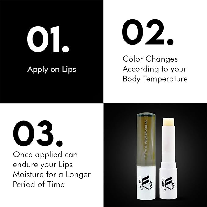 Care Color Changing Lip Balm - Sustain, Repair and Moisturize your Lips, 3.3g-VivaGrace Women