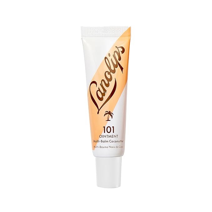 Lanolips 101 Ointment Multi-Balm, Coconutter - Fruity Lip Balm with Vitamin E Oil and Lanolin for Lip Hydration - Naturally Flavored Lanolin Lip Balm for Very Dry Lips - Dermatologist Tested (.35 oz)-VivaGrace Women