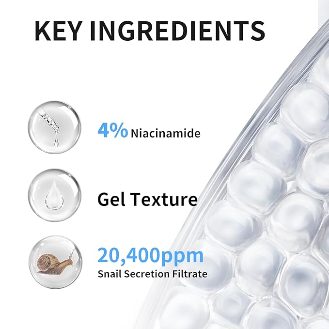 Advanced Snail Hydrogel Eye Patch 60 Patches, Gel Serum Mask, Undereye Treament, Fine Lined, Puffy Eyes, Refresh, Hydrate, Paraben free, Phthalates free, Skincare-VivaGrace Women