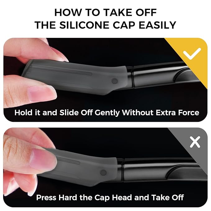 ZOMCHI Dermaplaning Tool for Face with 11 Refill Blades, Dermaplane Razor for Women and Men, Face Razor with Precision Silicone Cover, Eyebrow Razor, Facial Razor, Reusable Metal Handle - Matte Black-VivaGrace Women