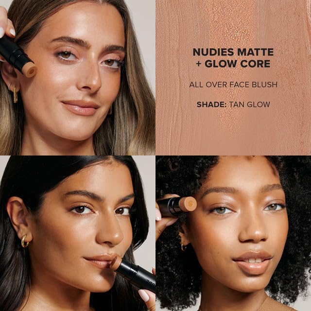 Nudies Matte + Glow Core All Over Face Blush Color - Tan Glow-VivaGrace Women