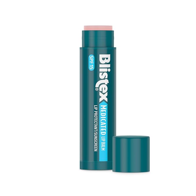 Blistex Medicated Lip Balm, 0.15 Ounce, (Pack of 24) – Prevent Dryness & Chapping, SPF 15 Sun Protection, Seals in Moisture, Hydrating Lip Balm, Easy Glide Formula for Full Coverage-VivaGrace Women