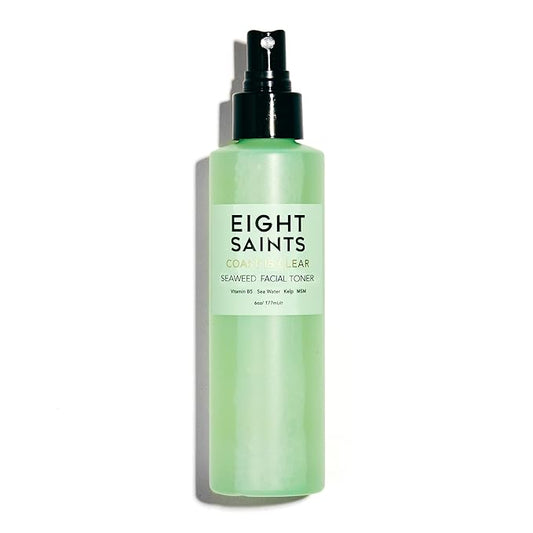 Eight Saints Coast is Clear Seaweed Anti Aging Face Toner, Natural and Organic Alcohol Free Witch Hazel Toner for Face, Minimizes Large Pores and Redness, 6 Ounces-VivaGrace Women