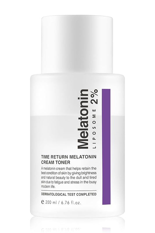 Time Return Melatonin Cream Toner | Highly Moisturizing Facial Toner for Sensitive Skin | Clarifying & Calming Toner for Face | Hydrating Toner for Face | Toner Cream Skin Toner (6.76 fl oz)-VivaGrace Women