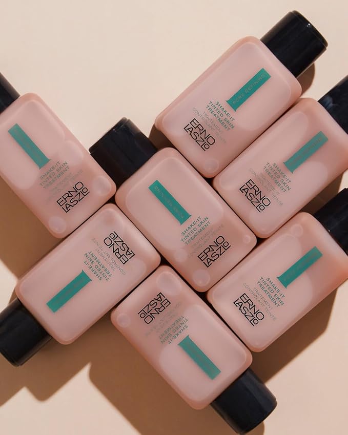 Erno Laszlo Shake-It Tinted Skincare Treatment, Deep Face Tint for Deeper Complexions, Beautiful Skin Tone, Controls Oil, Natural Matte Finish (3 Fl Oz)-VivaGrace Women