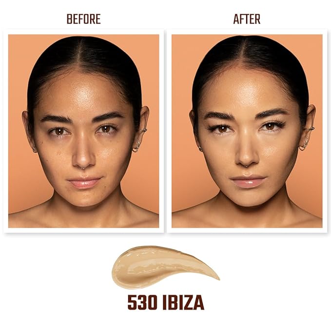 Juvia's Place I Am Magic Velvety Matte Liquid Foundation 530 - Ibiza - Medium w/Cool, Golden Undertone, Makeup Foundation Full Coverage, Lightweight, Long Wear, Velvety Matte Finish-VivaGrace Women