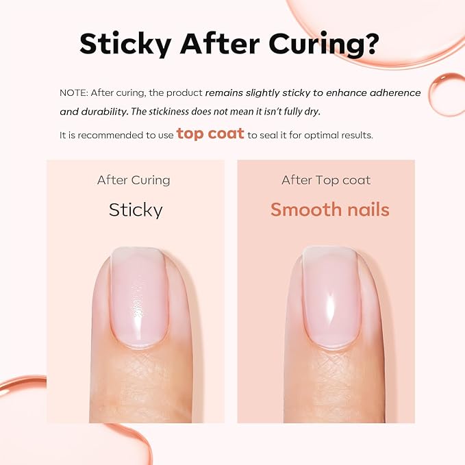 modelones Builder Nail Gel, 8-in-One Sheer Nude Pink Builder, Apricot Blush Pink Rubber Base for Nail Thickening Apex Building LED Lamp Cured Hard Strengthener Extend Color Gel Polish for DIY Salon-VivaGrace Women