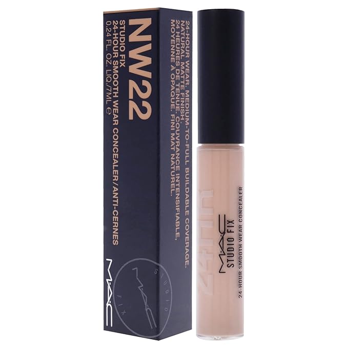 MAC Studio Fix 24 Hour Smooth Wear Concealer - NW22 Concealer Women 0.23 oz-VivaGrace Women