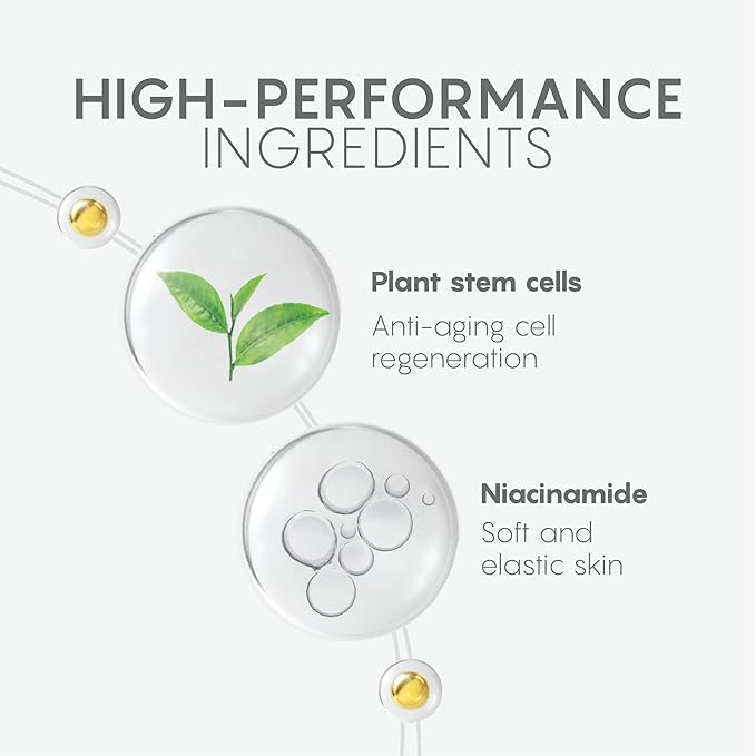 Beautyboost Hydro Booster Anti-Aging Cream W/Hyaluronic Acid, Cotton Stem Cells, Squalane & Niacinamide- 1.7 Fl Oz Gel-Cream Moisturizer for Extra-Dry Skin, Skin Elasticity, Quick-Absorbing-VivaGrace Women