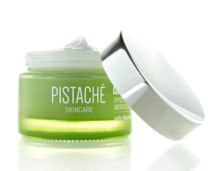 Pistaché Skincare Pistachio Oil Ultimate Face Trio Set + Eye Cream, Hyaluronic Acid Face Serum & Face Moisturizer + Hydrates and Nourishes + Vitamin E + Antioxidant Protection-VivaGrace Women
