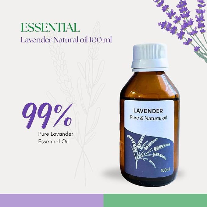 Roots & Above Pure Natural Lavender Essential Oil 3.38 oz/100ml for Diffuser, Skin, Hair, Self-Care, Soap & Candle Making Scent Fragrance-VivaGrace Women