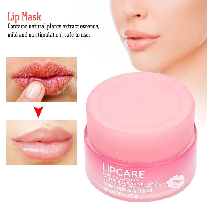 Lip Mask, Delicate Nourishing Lip Mask, for Moisturizing Nourishing-VivaGrace Women