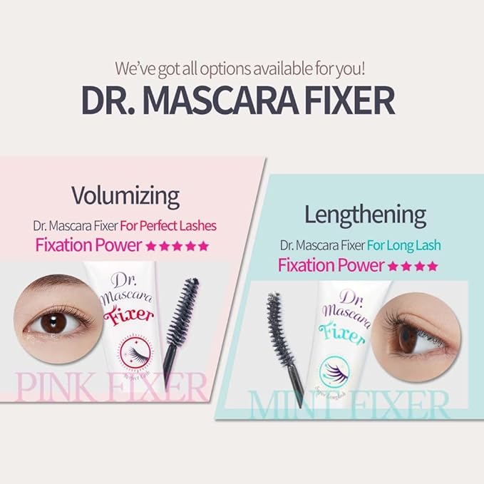 ETUDE Dr. Mascara Fixer For Perfect Lash (6g) | Long-Lasting Smudge-Proof Mascara Fixer with Care Effect | Eyelash Primer | Korean Makeup, Kbeauty