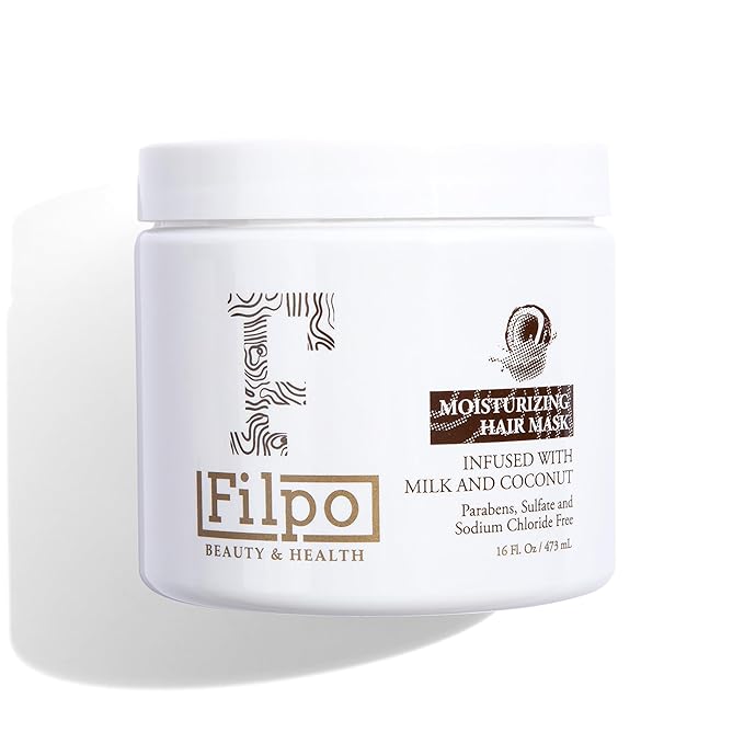 FILPO Coconut Milk Hair Mask - Deep Conditioning with Coconut Oil and Argan Oil for Dry, Damaged, Curly Hair Growth & Sulfate Free Hair Care-VivaGrace Women