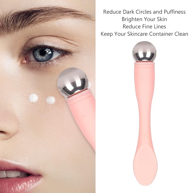 Eye Cream Massage Sticks, ye Cream Applicator Eye Anti Wrinkle Eye Fatigue Relief Massage Stick for Facia Treatments and Masks Cream Scoop Cosmetic Tool-VivaGrace Women