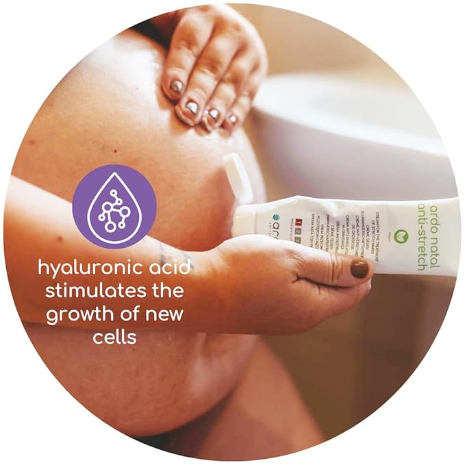 ARDO Anti-Stretch Mark Cream, Swiss Formula. Helps Prevent & Reduce Stretch Marks During Pregnancy & After Birth, Cruelty-Free, Vegan & Fragrance Free, Made in Europe, (100ml/3.4 fl.oz)-VivaGrace Women