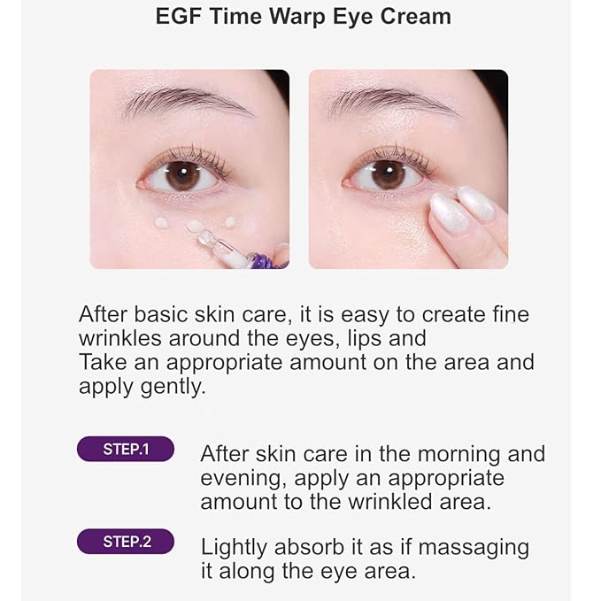 MIBA EGF Signature Time Warp Eye Cream 30ml / 1.01 fl.oz with all the conditions of a good eye cream-VivaGrace Women