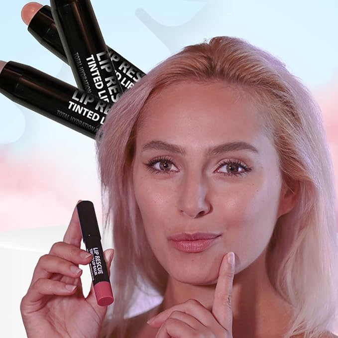 Sorme' Treatment Cosmetics Lip Rescue Tinted Lip Balm, Dewey, 0.112 Fl Oz-VivaGrace Women