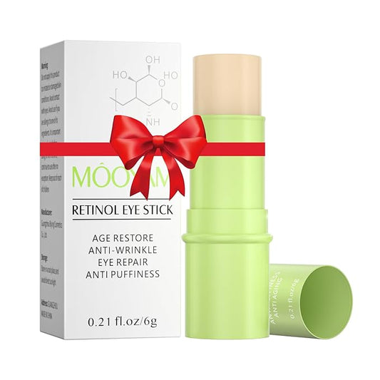 Retinol Eye Stick Anti Aging Eye Cream For Dark Circles and Puffiness, Fade Fine Lines and Firm Skin, Under Eye Balm Glow, Brightening Stick for Daily Anti-wrinkle Cream-VivaGrace Women