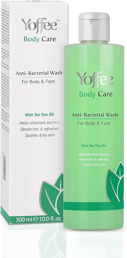 – Refreshing & Invigorating Shower Gel for Body and Feet, Prevents and Eliminates Bad Odors, Hydrates & Soothes Skin, with Tea Tree & Eucalyptus Oils, Paraben Free, 10.0 fl.oz.