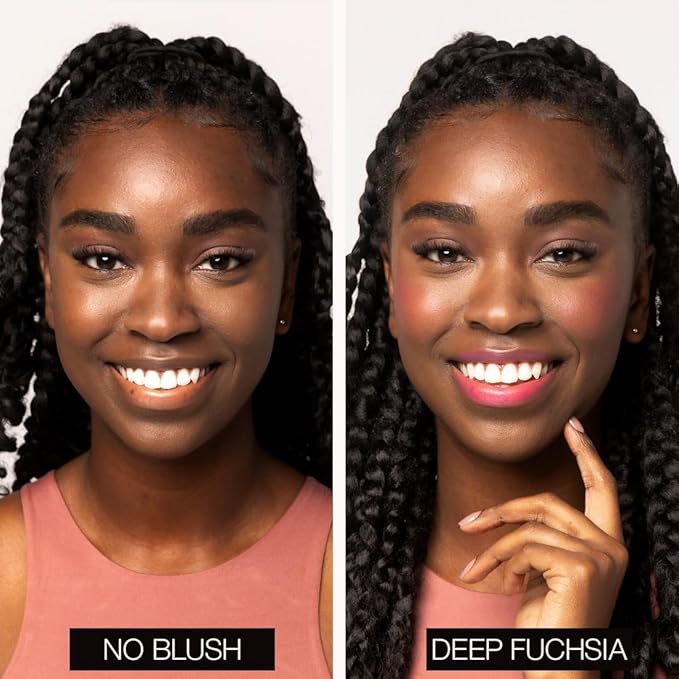 Palladio Liquid Blush for Cheeks & Lips 2-in-1 Makeup Face Blush, Weightless Cream Formula, Smudge Proof Long-Wearing Pigmented Blush, Natural Look Makeup Face Blushes, Dewy Finish, Deep Fuchsia-VivaGrace Women