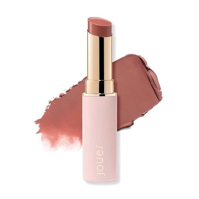 Jouer Balm Bouche Demi-Matte Lip-Égalité - Tinted Lip Balm - Hydrating Lip Tint Long Lasting - Matte Lip Color - Jojoba Seed Oil and Shea Butter Formula-VivaGrace Women