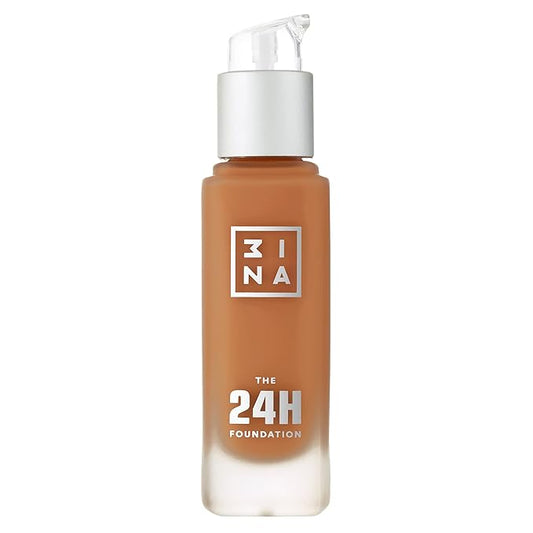 3INA The 24H Foundation 651-24H Long-Wearing Formula - Medium To High Buildable Coverage - Smooth Matte Finish - Expanded Shade Selection - Waterproof, Cruelty Free, Vegan Makeup - 1.01 Oz-VivaGrace Women