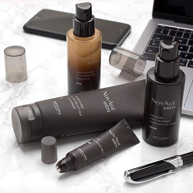 Nov Age Men Anti-Aging Skin Care Set for Ultimate Skin Full Of Set Skin Treatment by Sweden NOVAGE-VivaGrace Women