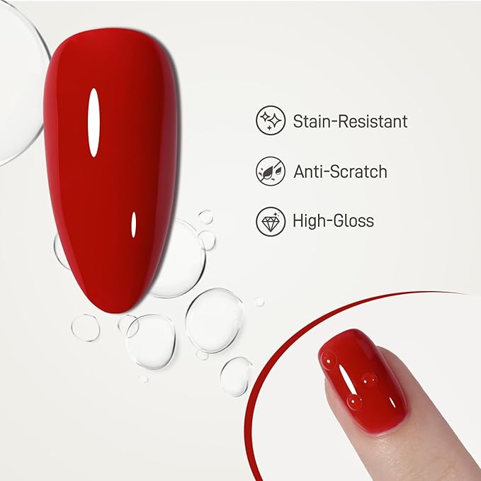 GAOY Crystal Gel Top Coat for Gel Nail Polish, 16ml No Wipe Clear Finish, High Shine Varnish for Long Lasting UV Gel Nail Art at Home