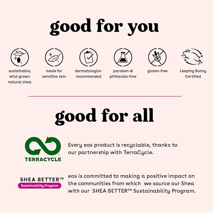 eos 100% Natural & Organic Lip Balm Sticks- Sweet Mint, All-Day Moisture, Dermatologist Recommended for Sensitive Skin, 0.14 oz, 2-Pack-VivaGrace Women