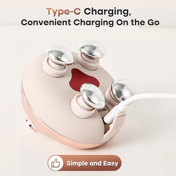 arboleaf Heated Scalp Massager Head Massager Scalp Stress Relax Hair Massager with Heat Cordless Kneading Massage Cat Massager, Gift for Mom Dad-VivaGrace Women