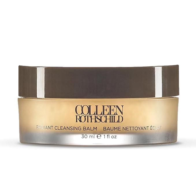 COLLEEN ROTHSCHILD Mini Radiant Cleansing Balm | Deeply Cleanses, Soothes & Removes Makeup & Impurities | Restores Luminosity | Calms & Decongests | Combats Dehydration (1 fl oz)-VivaGrace Women