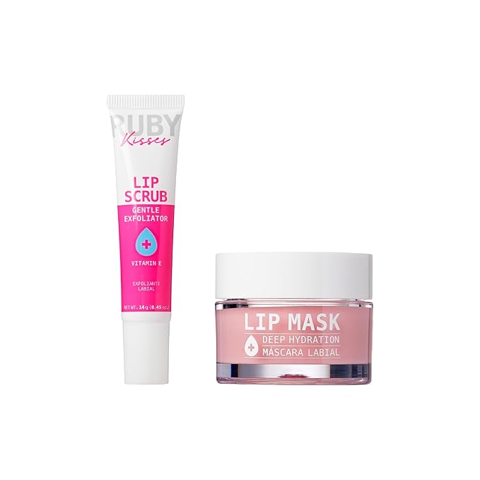 Ruby Kisses Intensive Lip Mask, Ultra Hydrating Overnight & Day Use, Jojoba Oil & Shea Butter Enriched for Nourished Lips, Antioxidant Formula for Protect & Soften-VivaGrace Women